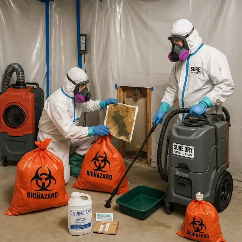 Contaminated Water Handling Protocols process in Kinsey, AL
